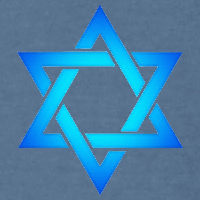 Star Of David Hexagram Judaism Seal Of Solomon Israel Garment-Dyed Sweatshirt