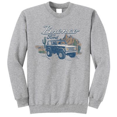 Suv Outdoor Desert Landscape Tall Sweatshirt