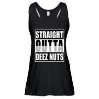 Straight Outta Deez Nuts Funny Deez Nuts Nutcracker Ladies Essential Flowy Tank