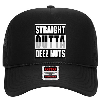 Straight Outta Deez Nuts Funny Deez Nuts Nutcracker Trucker Hat