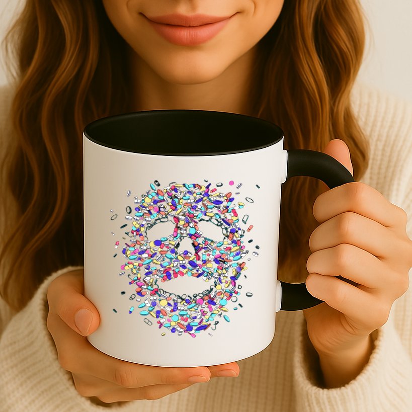 Skull On Drugs Mug
