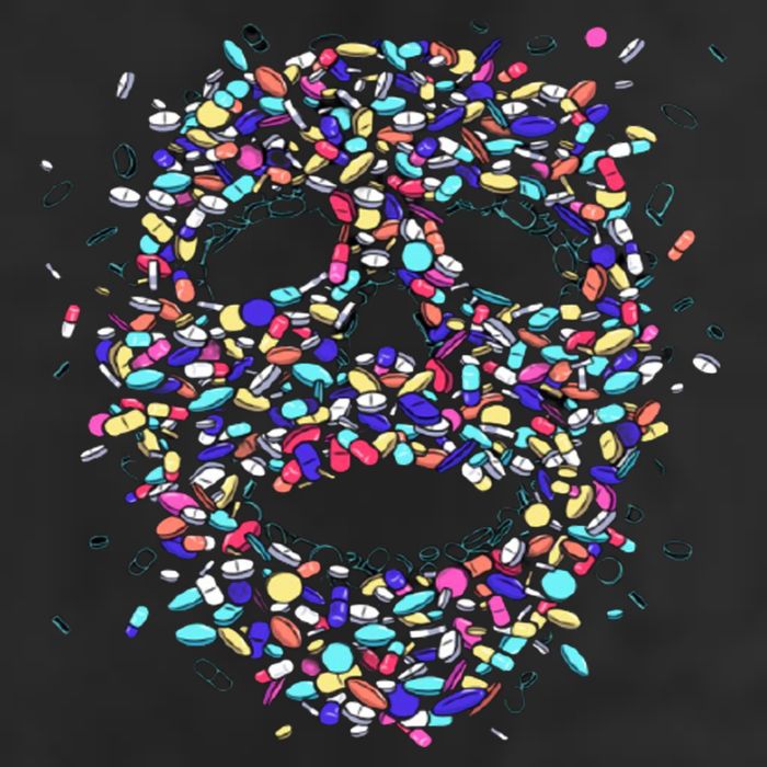 Skull On Drugs Beanie