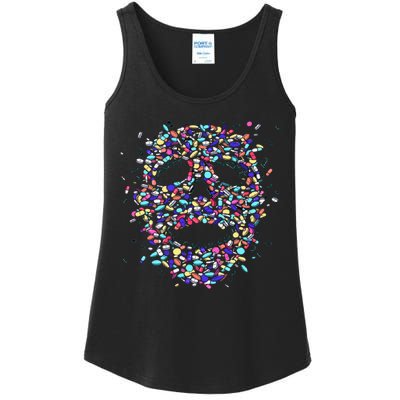 Skull On Drugs Ladies Essential Tank