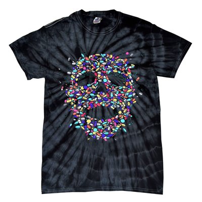 Skull On Drugs Tie-Dye T-Shirt