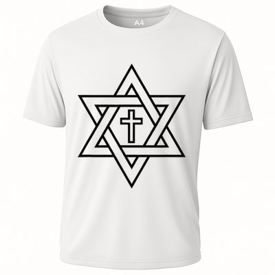Star Of David With Cross A Gift Performance Shirt