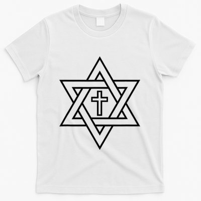 Star Of David With Cross A Gift T-Shirt