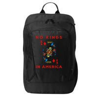 Save Our Democracy No Kings In America Statement City Backpack