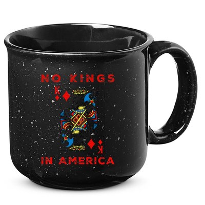 Save Our Democracy No Kings In America Statement 15oz Campfire Ceramic Mug