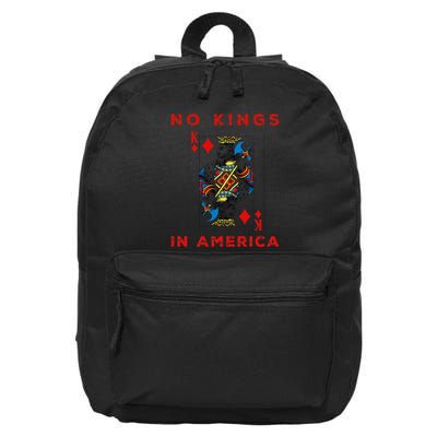 Save Our Democracy No Kings In America Statement 16 in Basic Backpack