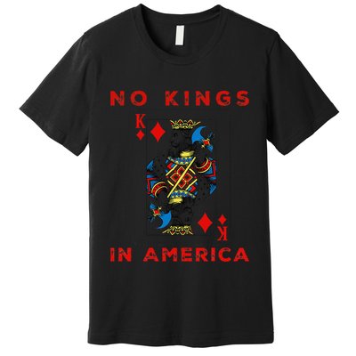 Save Our Democracy No Kings In America Statement Premium T-Shirt