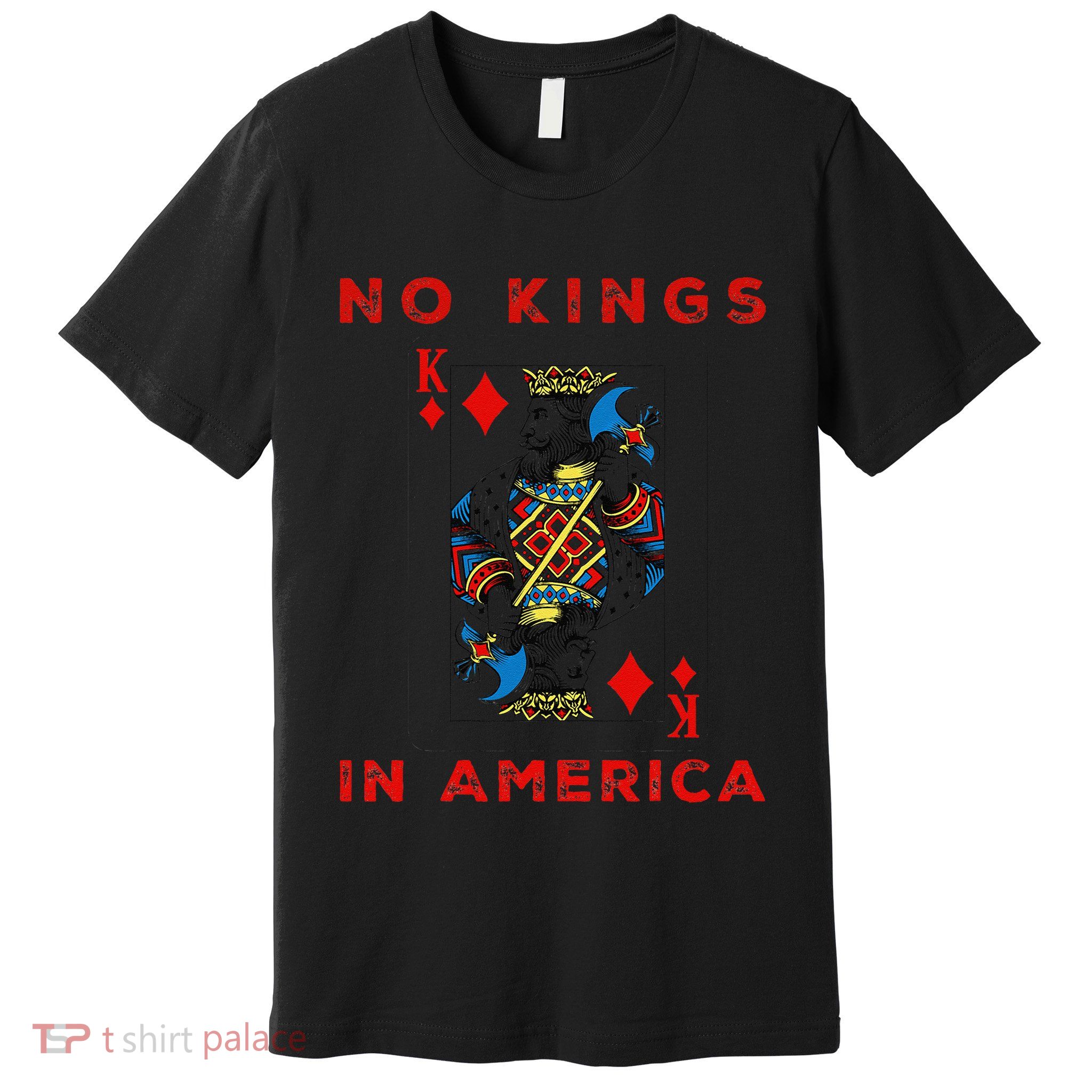 Save Our Democracy No Kings In America Statement Premium T-Shirt