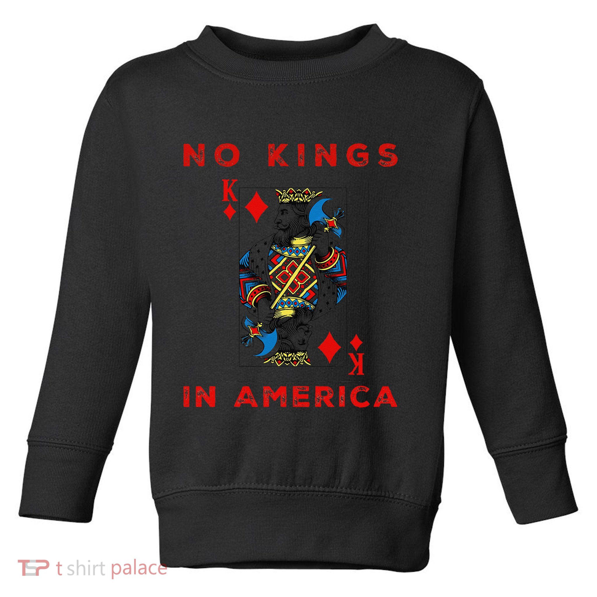 Save Our Democracy No Kings In America Statement Toddler Sweatshirt