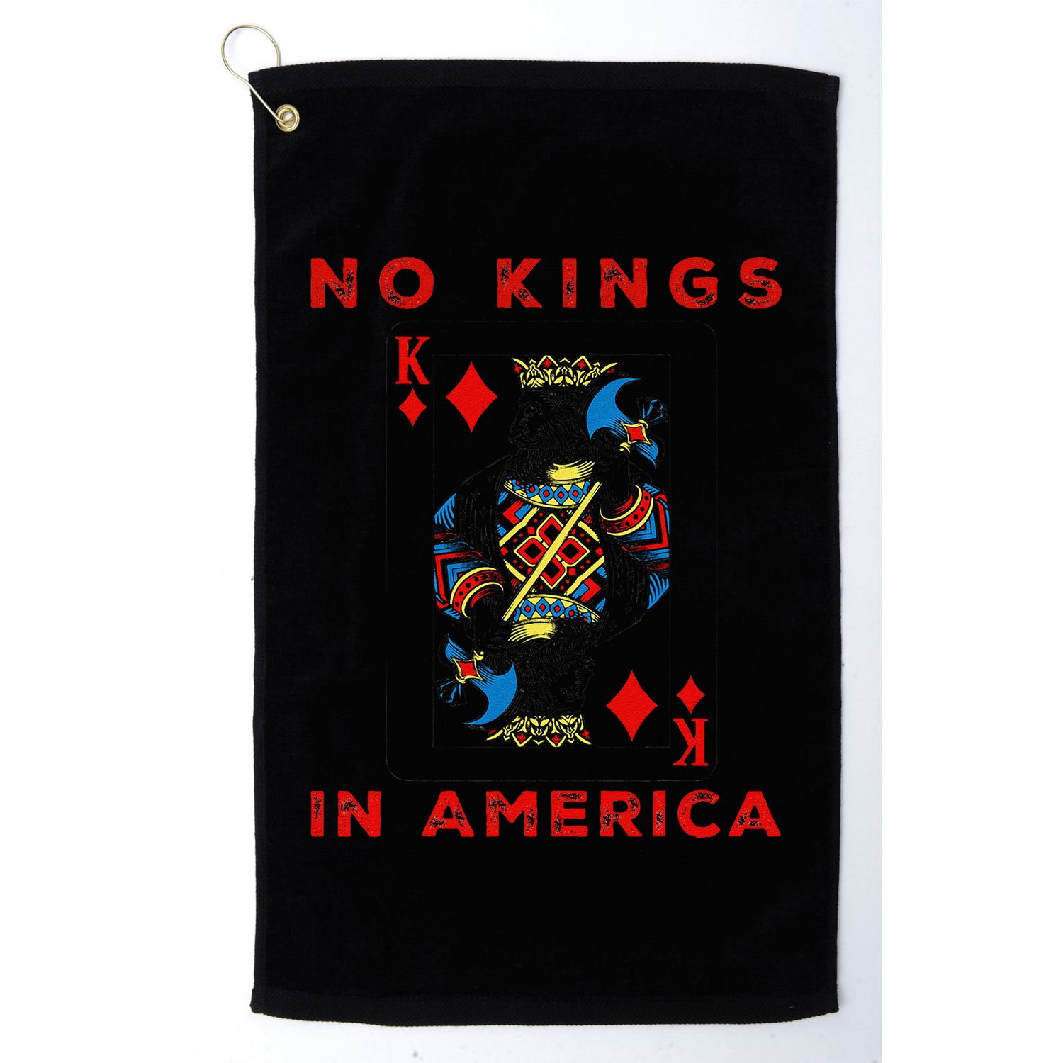 Save Our Democracy No Kings In America Statement Golf Towel