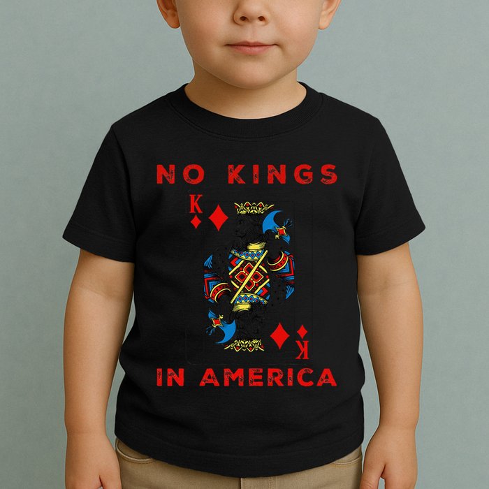 Save Our Democracy No Kings In America Statement Toddler T-Shirt