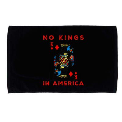 Save Our Democracy No Kings In America Statement Microfiber Hand Towel