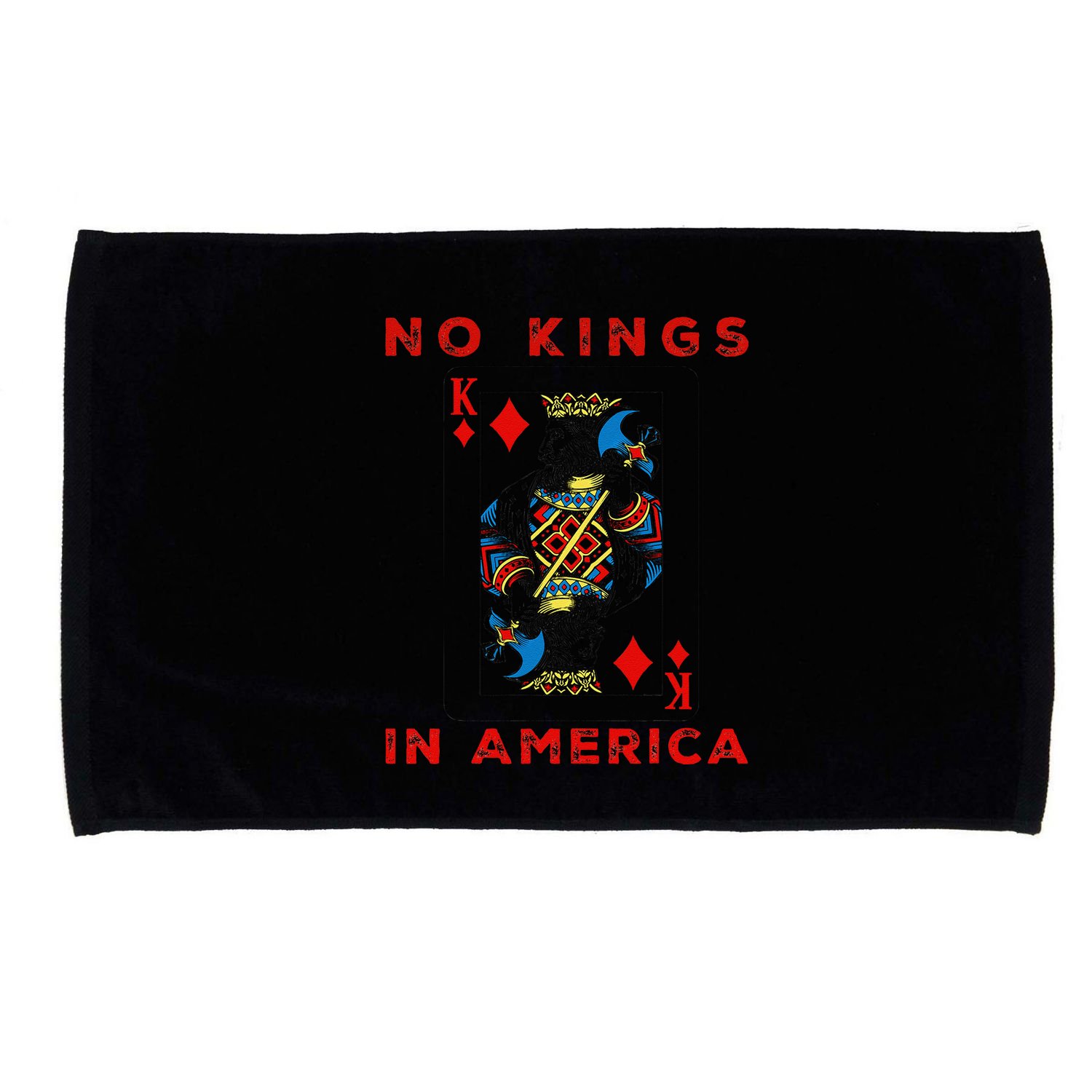 Save Our Democracy No Kings In America Statement Microfiber Hand Towel