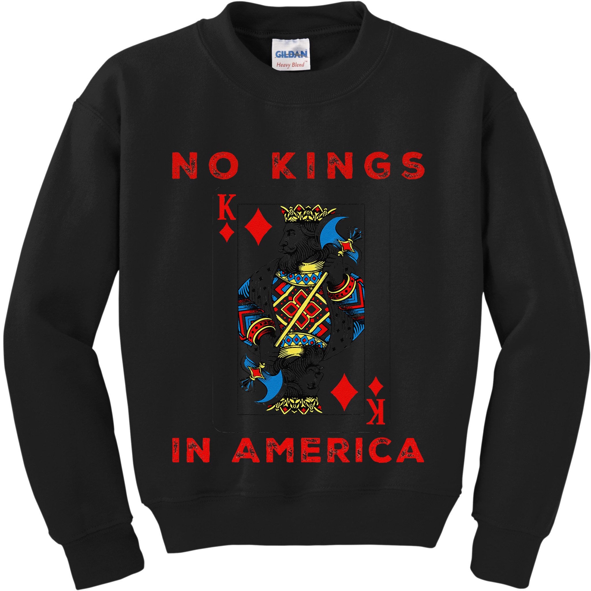 Save Our Democracy No Kings In America Statement Kids Sweatshirt