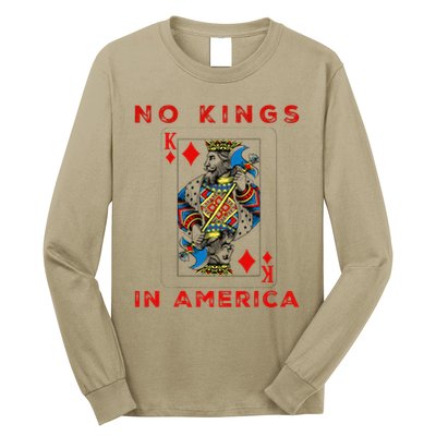 Save Our Democracy No Kings In America Statement Long Sleeve Shirt
