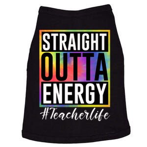 Straight Outta Energy Teacherlife Doggie Tank