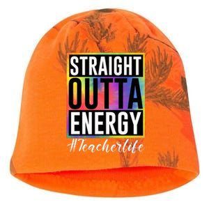 Straight Outta Energy Teacherlife Kati - Camo Knit Beanie