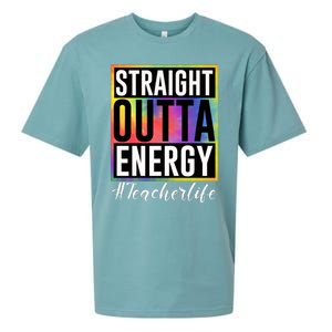 Straight Outta Energy Teacherlife Sueded Cloud Jersey T-Shirt