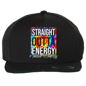 Straight Outta Energy Teacher Mode Off LAst Day Of School Wool Snapback Cap