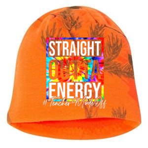 Straight Outta Energy Teacher Mode Off LAst Day Of School Kati - Camo Knit Beanie