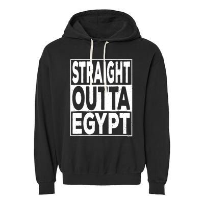 Straight Outta Egypt Funny Passover Seder Garment-Dyed Fleece Hoodie