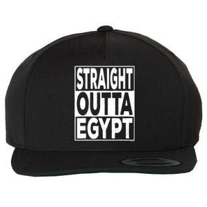 Straight Outta Egypt Funny Passover Seder Wool Snapback Cap