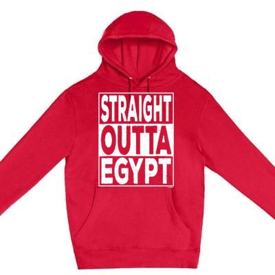 Straight Outta Egypt Funny Passover Seder Premium Pullover Hoodie