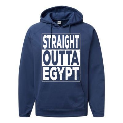 Straight Outta Egypt Funny Passover Seder Performance Fleece Hoodie