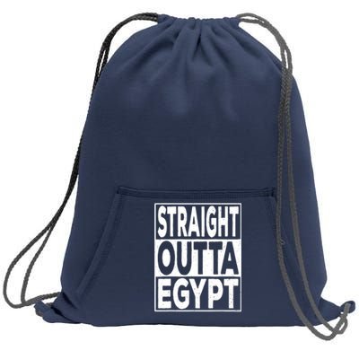 Straight Outta Egypt Funny Passover Seder Sweatshirt Cinch Pack Bag