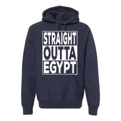 Straight Outta Egypt Funny Passover Seder Premium Hoodie