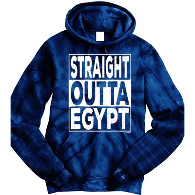 Straight Outta Egypt Funny Passover Seder Tie Dye Hoodie