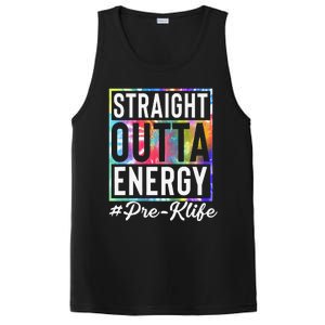 Straight Outta Energy Prek Life Gift Funny Teacher PosiCharge Competitor Tank