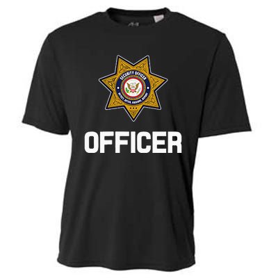 Security Officer Enforcement Badge Police Guards Duty Cooling Performance Crew T-Shirt