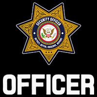 Security Officer Enforcement Badge Police Guards Duty Cooling Performance Crew T-Shirt