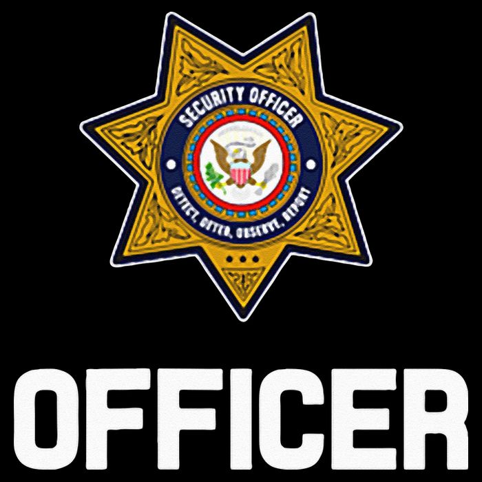 Security Officer Enforcement Badge Police Guards Duty Cooling Performance Crew T-Shirt