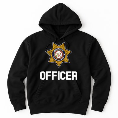 Security Officer Enforcement Badge Police Guards Duty Hoodie