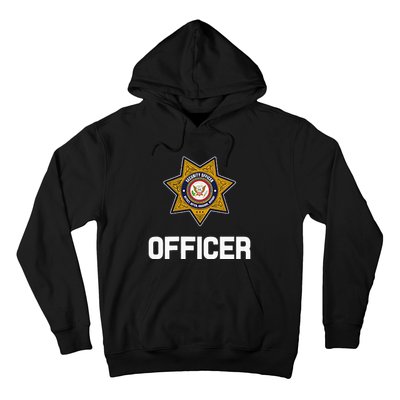 Security Officer Enforcement Badge Police Guards Duty Hoodie