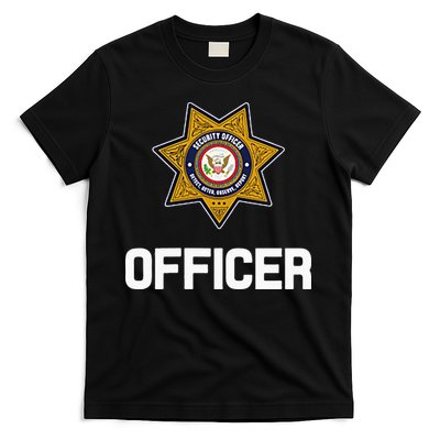 Security Officer Enforcement Badge Police Guards Duty T-Shirt