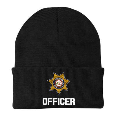 Security Officer Enforcement Badge Police Guards Duty Beanie