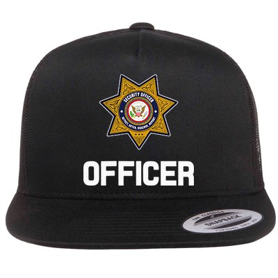 Security Officer Enforcement Badge Police Guards Duty Flatbill Hat
