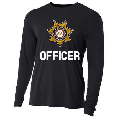 Security Officer Enforcement Badge Police Guards Duty Cooling Performance Long Sleeve Crew