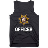 Security Officer Enforcement Badge Police Guards Duty Tank Top