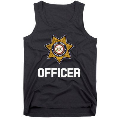 Security Officer Enforcement Badge Police Guards Duty Tank Top