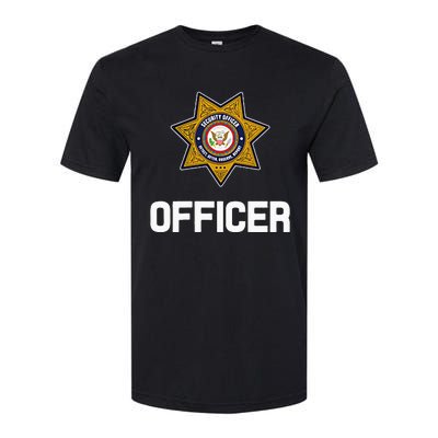 Security Officer Enforcement Badge Police Guards Duty Softstyle CVC T-Shirt