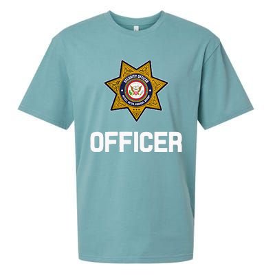 Security Officer Enforcement Badge Police Guards Duty Sueded Cloud Jersey T-Shirt