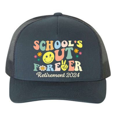 Schools Out Ever S Retired Teacher Retirement 2024 .Png Yupoong Adult 5-Panel Trucker Hat