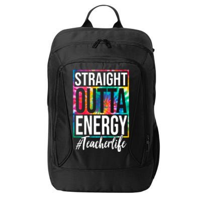 Straight Outta Energy Teacher Life Summer City Backpack